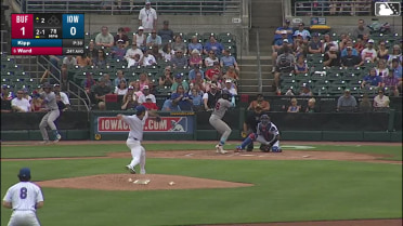 Je'Von Ward homers (8) on a fly ball to left field.