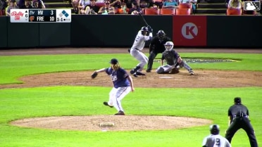 Josh Moylan homers (9) on a fly ball to center field. Roderick Arias scores. Enmanuel Tejeda scores.
