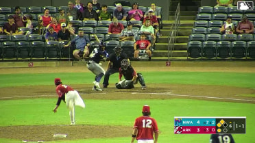 Alberto Rodriguez singles on a ground ball to second baseman Charlie Pagliarini. Justin Johnson scores. Connor Scott to 3rd.