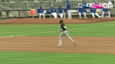 Kyle DeBarge homers (3) on a fly ball to left field. Garrett Spain scores.