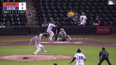 David Rodriguez In play, run(s) to Ely Brown
