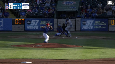 Asbel Gonzalez singles on a line drive to right fielder Christian Olivo. Tyriq Kemp scores. Connor Rasmussen to 3rd.