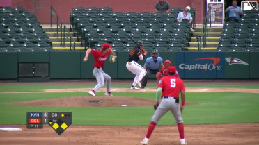Elvin Garcia grounds into a double play, second baseman Matthew Boughton to shortstop Efren Teran to first baseman Adrian Gil. Jaiden Lo Re out at 2nd. Elvin Garcia out at 1st.