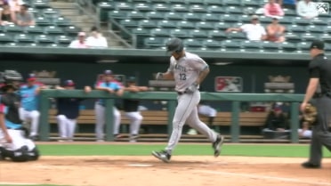 Lenyn Sosa lines a solo home run to right field