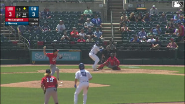 Darren McCaughan In play, run(s) to BJ Murray