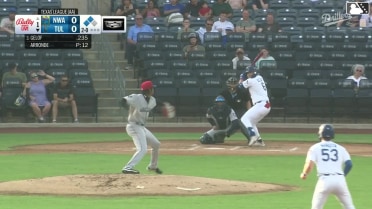 Jake Gelof homers (18) on a fly ball to left field. Josue De Paula scores. Mike Sirota scores.