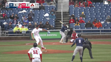 Sean Keys hit by pitch. Eddie Micheletti Jr. scores. Jace Bohrofen to 3rd. Jackson Hornung to 2nd.