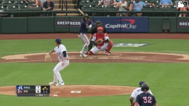 Anderdson Rojas singles on a line drive to left fielder John Taylor. A.J. Vukovich scores. Matt O'Neill to 3rd.