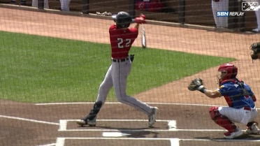 Tigers' prospect Parker Meadows rips a leadoff homer