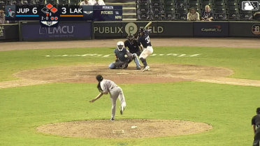 Jesus Pinto singles on a line drive to left fielder Andres Valor. Hunter Dobbins scores. Edian Espinal to 3rd.
