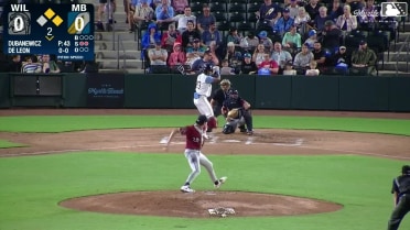 Darlyn De Leon strikes out swinging and Derniche Valdez caught stealing 3rd, catcher Rylan Mills to third baseman Filippo Di Turi to catcher Rylan Mills. Yahil Melendez to 2nd.