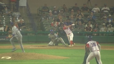 Roman Martin laces a two-run double