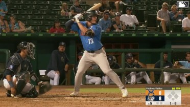 Bobby Boser homers (10) on a fly ball to left field.