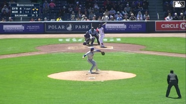 Mike Baumann In play, run(s) to Vinny Capra