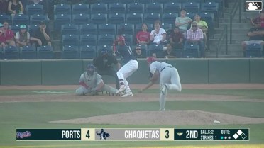 Kendrey Maduro triples (2) on a fly ball to center fielder Max Durrington. Felix Morrobel scores. Hayden Alvarez scores.