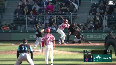 Evan Shawver In play, run(s) to Spencer Packard