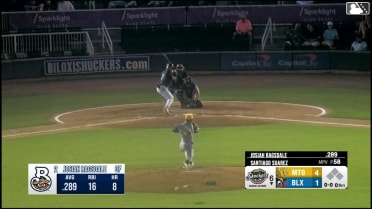 Josiah Ragsdale homers (9) on a fly ball to left field.