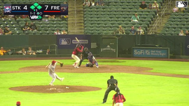 Ronny Ugarte out on a sacrifice fly to left fielder Jose Ramos. Carlos Renzullo scores.