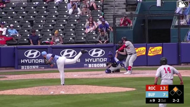 Riley Adams homers (16) on a fly ball to left field. Cayden Wallace scores.