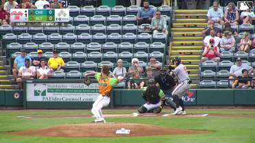 Douglas Hodo III homers (1) on a fly ball to left center field.
