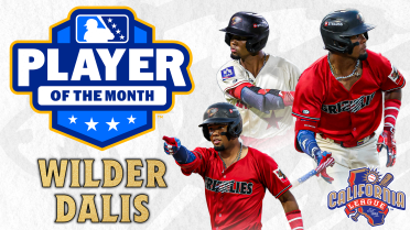 JULY BELONGS TO DALIS, GRIZZLIES INFIELDER NAMED CALIFORNIA LEAGUE PLAYER OF THE MONTH