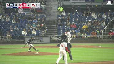 Caden Rose out on a sacrifice fly to right fielder DJ Gladney. Nate Baez scores. Matt Fraizer to 3rd.