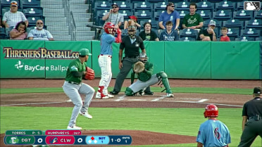 Stharlin Torres In play, run(s) to Nathan Humphreys