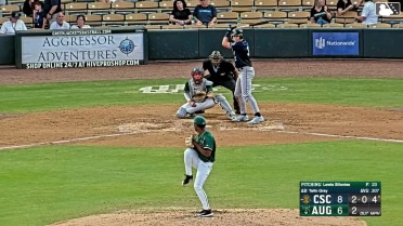 Taitn Gray homers (4) on a fly ball to left center field.
