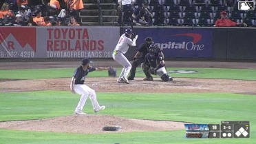 Shotaro Morii homers (3) on a fly ball to center field.