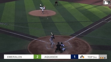 Dakota Jordan homers (7) on a fly ball to left field. Gavin Kilen scores.