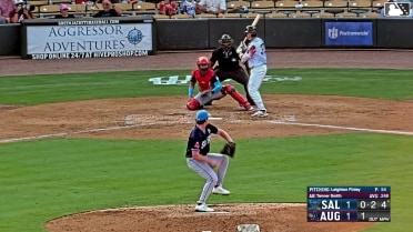 Tanner Smith grounds out, shortstop Starlyn Nunez to first baseman Andruw Musett. Luis Guanipa scores.