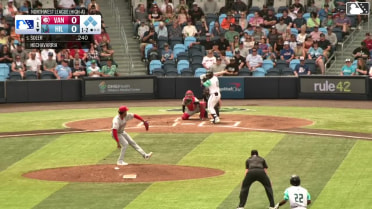 Yassel Soler singles on a ground ball to left fielder Mathieu Vallee. José Mejía scores. Kayson Cunningham scores. Carlos Virahonda to 2nd.