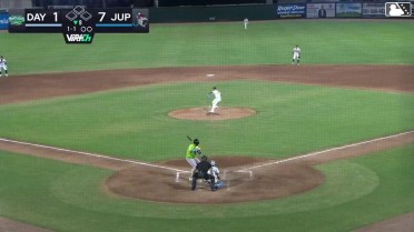 Arnaldo Lantigua homers (1) on a fly ball to left field.