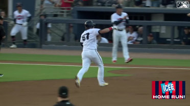 Josh Donaldson hits a solo home run to center field