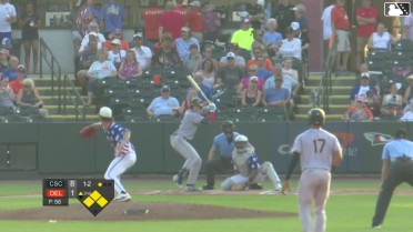 Brendan Summerhill singles on a ground ball to shortstop DJ Layton. Larry Martinez scores. J.D. Gonzalez to 3rd. Angel Mateo to 2nd.