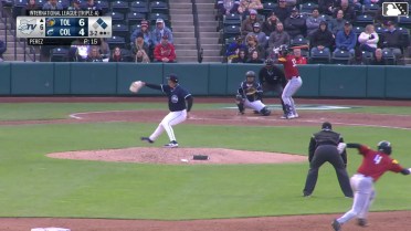 Steven Pérez In play, run(s) to Tyler Gentry