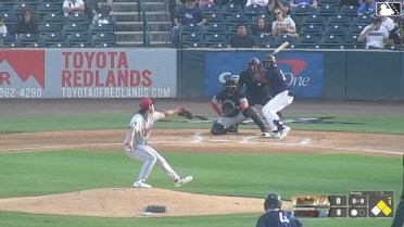 Cesar Quintas doubles (23) on a fly ball to center fielder Jose Alpuria. Korbyn Dickerson scores. Aiden Taurek to 3rd.
