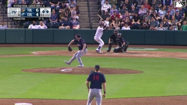 Dom Nuñez singles on a line drive to left fielder Tyler Gentry. Kody Huff scores. Milan Tolentino to 2nd.