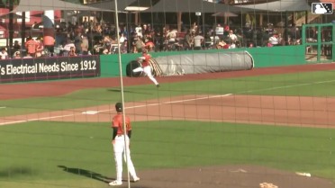 Luis Hernández's impressive jump throw