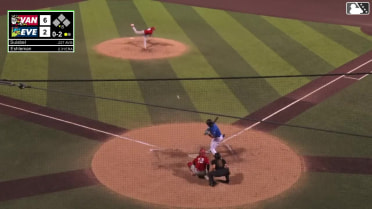 Luis Suisbel homers (13) on a fly ball to right field.