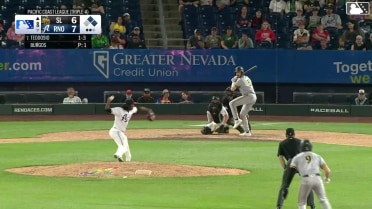 Bryce Teodosio homers (5) on a fly ball to left center field. Josh Lowe scores. Ben Gobbel scores.