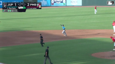Andrew Salas' first professional homer