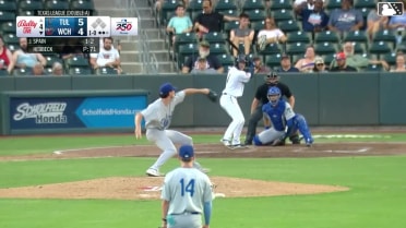 Garrett Spain homers (13) on a fly ball to right field.