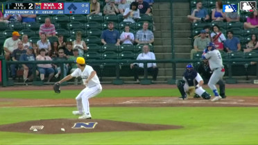 Jake Gelof homers (13) on a fly ball to left field.
