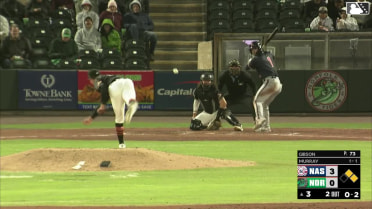 Trey Gibson Ball In Dirt to Ethan Murray