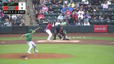 Bryce Eblin strikes out swinging.