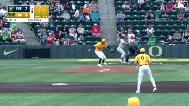 Matthew Ellis homers (2) on a fly ball to right center field.