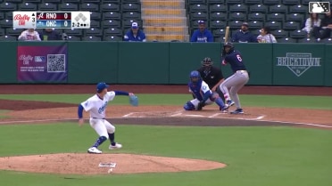 LuJames Groover strikes out swinging.