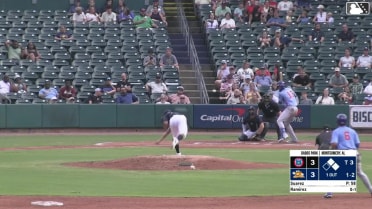 Alex Ramírez doubles (13) on a sharp line drive to right fielder Noah Myers. Owen Ayers scores. Andy Garriola to 3rd.
