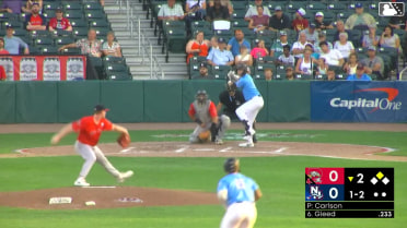 Max Carlson In play, run(s) to Dub Gleed